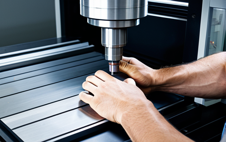 **
"A skilled machinist in a fully clothed, professional environment, carefully examining a blueprint while operating a CNC milling machine, showcasing perfect anatomy, correct proportions, and well-formed hands. The scene emphasizes precision and attention to detail, highlighting the importance of interpreting complex designs. Safe for work, appropriate content, modest, family-friendly, professional."
**