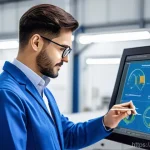 Home 13 기계가공 이직 성공 전략 - **Image Prompt 1: The Precision Engineer's Portfolio**
A focused male or female mechanical engin...