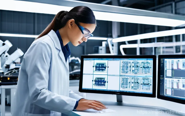 기계가공 이직 성공 전략 - **Image Prompt 1: The Precision Engineer's Portfolio**
    A focused male or female mechanical engin...