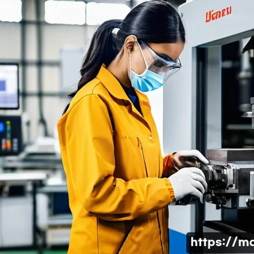 기계가공 필기 및 실기 학습 플랜 - **Prompt:** A focused professional (male or female, 20s-30s, diverse ethnicity) meticulously operati...